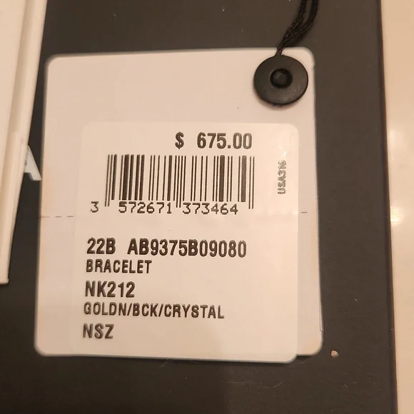 CHANEL Black Resin and Champagne Gold Chain Bracelet - Picture 3 of 7